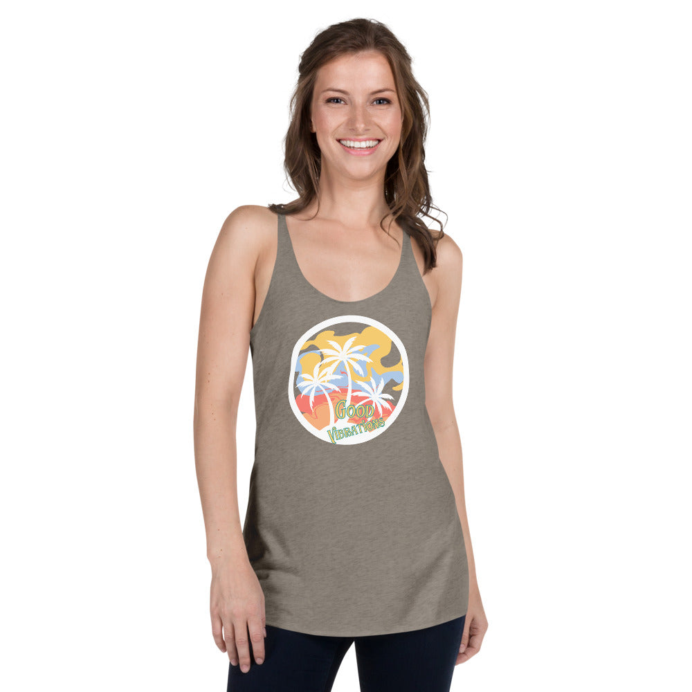 Good Vibrations Racerback Tank - Mod Visions
