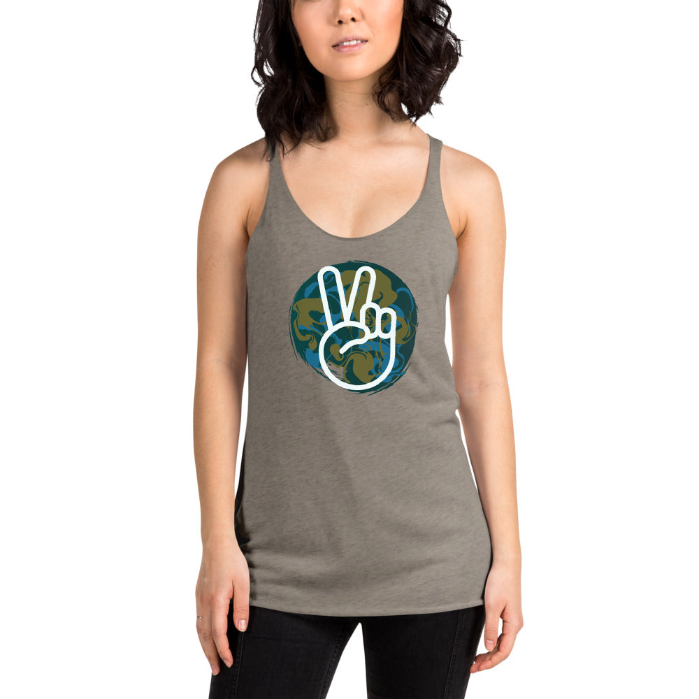 World Peace Racerback Tank - Mod Visions
