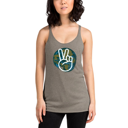 World Peace Racerback Tank - Mod Visions