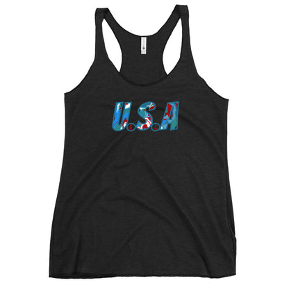U.S.A Hippie Racerback Tank - Mod Visions