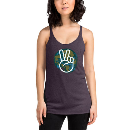 World Peace Racerback Tank - Mod Visions