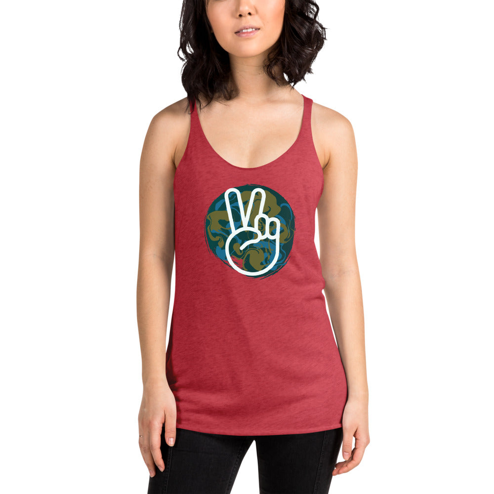 World Peace Racerback Tank - Mod Visions