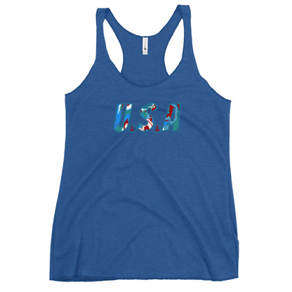 U.S.A Hippie Racerback Tank - Mod Visions
