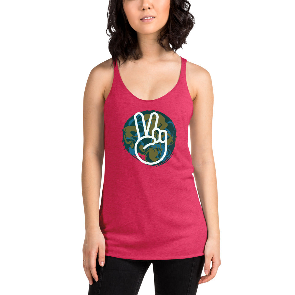 World Peace Racerback Tank - Mod Visions