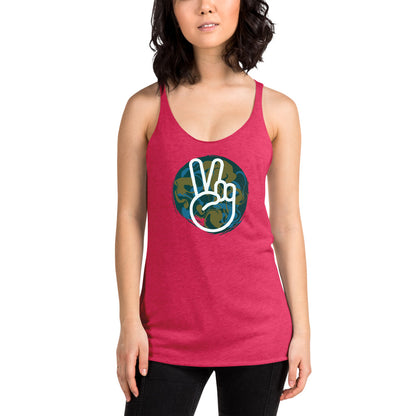 World Peace Racerback Tank - Mod Visions