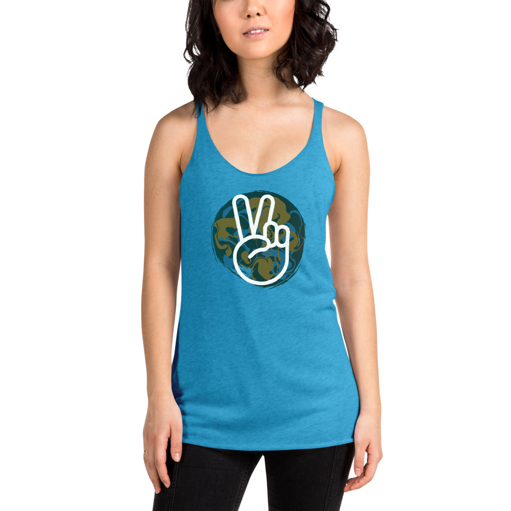 World Peace Racerback Tank - Mod Visions